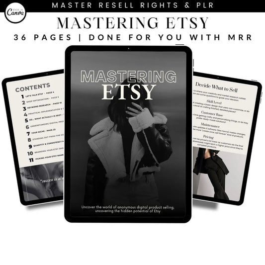 Mastering Etsy 2024 MRR/PLR