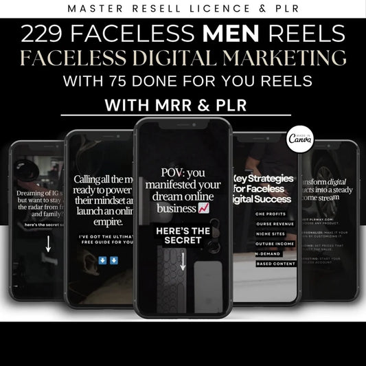 229 Faceless Men Digital Marketing Reels