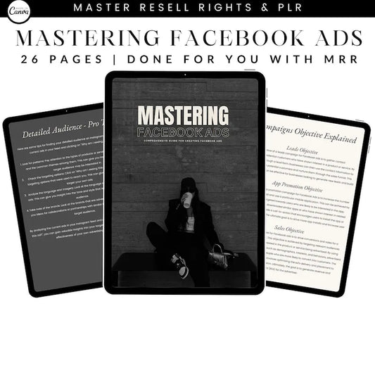 Mastering Facebook Ads 2024 PLR/MRR